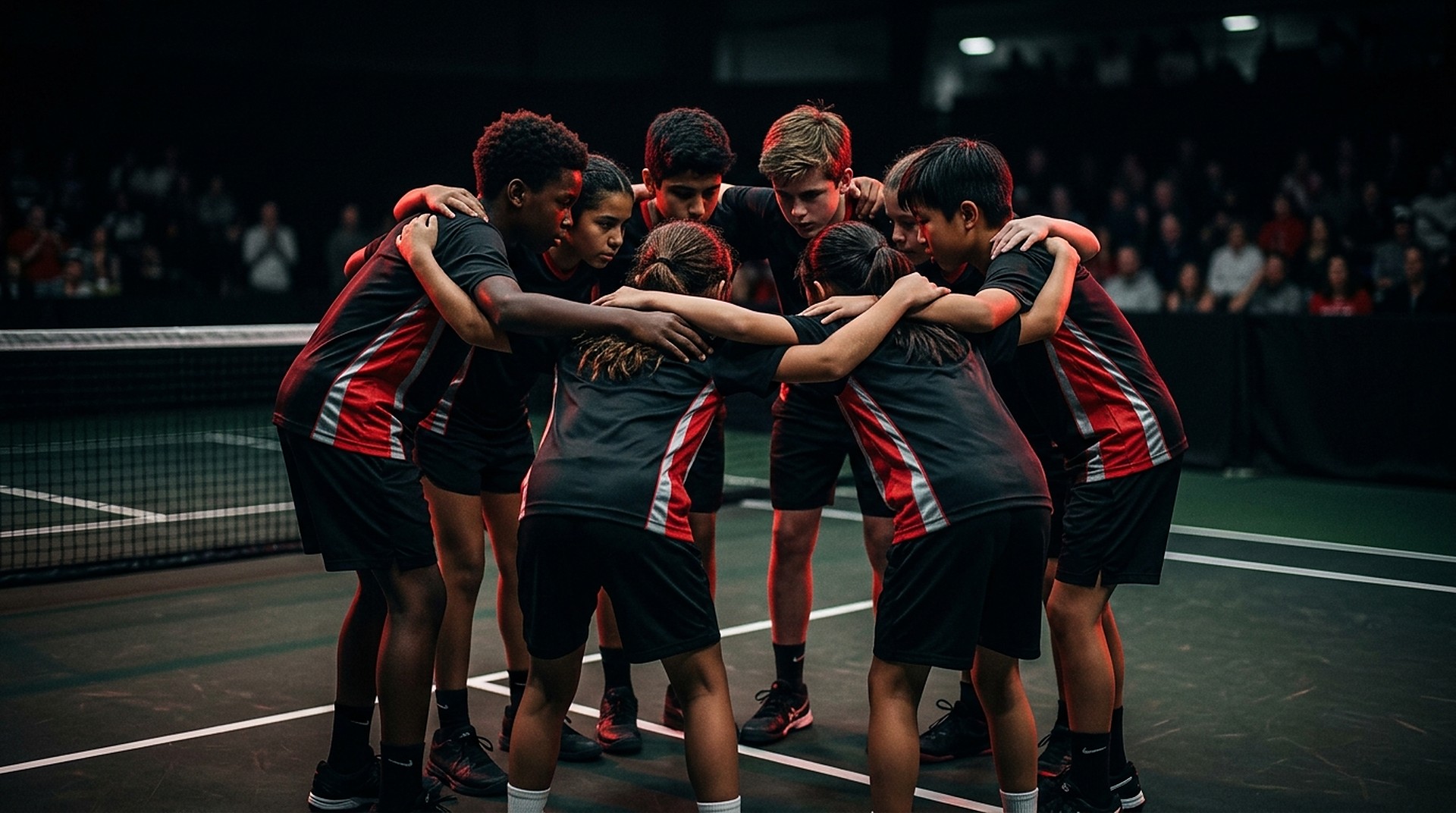 Team huddle