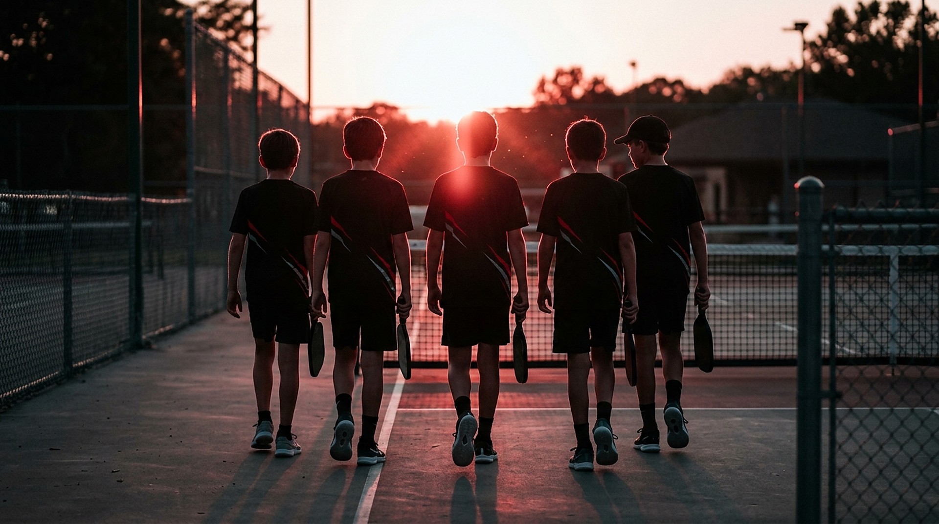 YPL player ready at the baseline